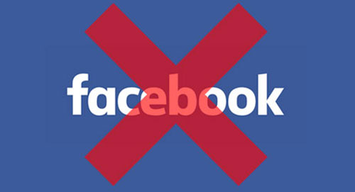 Como cancelar o Facebook